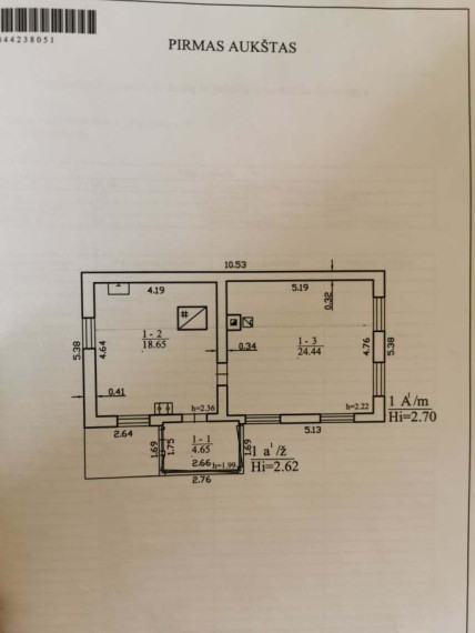 Parduodamas namas Užuperkasio g., Užuperkasio k., Varėnos r. sav., 61 m2 ploto, 1 aukštai 4