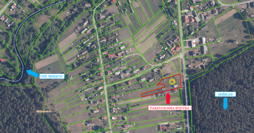 Parduodamas namas Užuperkasio g., Užuperkasio k., Varėnos r. sav., 61 m2 ploto, 1 aukštai 17