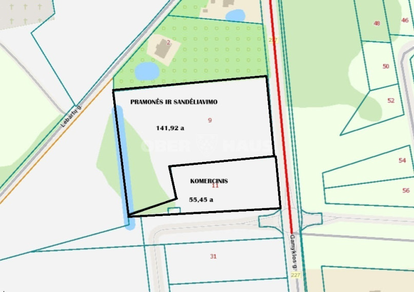 Parduodamas komercinės paskirties sklypas Pramonės g., Gargždų m., Klaipėdos r. sav., 141.92 a ploto 4