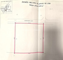 Parduodamas namų valdos paskirties sklypas Linažolių g. , Grabių k., Klaipėdos r. sav., 68.6 a ploto 7