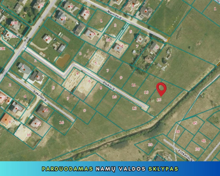 Parduodamas kitos paskirties sklypas Plukių g., Vinkšnėnų k., Šiaulių r. sav., 21.35 a ploto 1