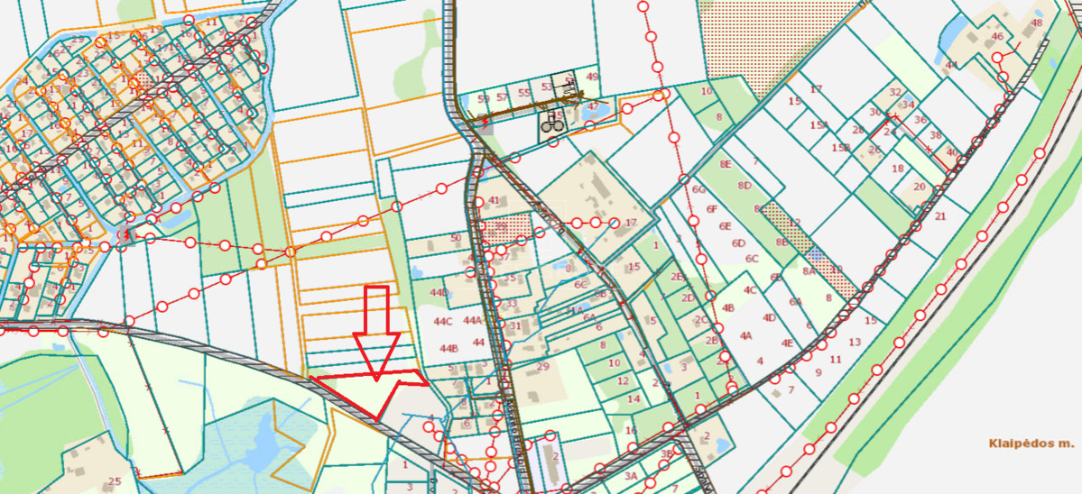 Parduodamas sklypas Sodų g., Kalotės k., Klaipėdos r. sav., 55 a ploto 2