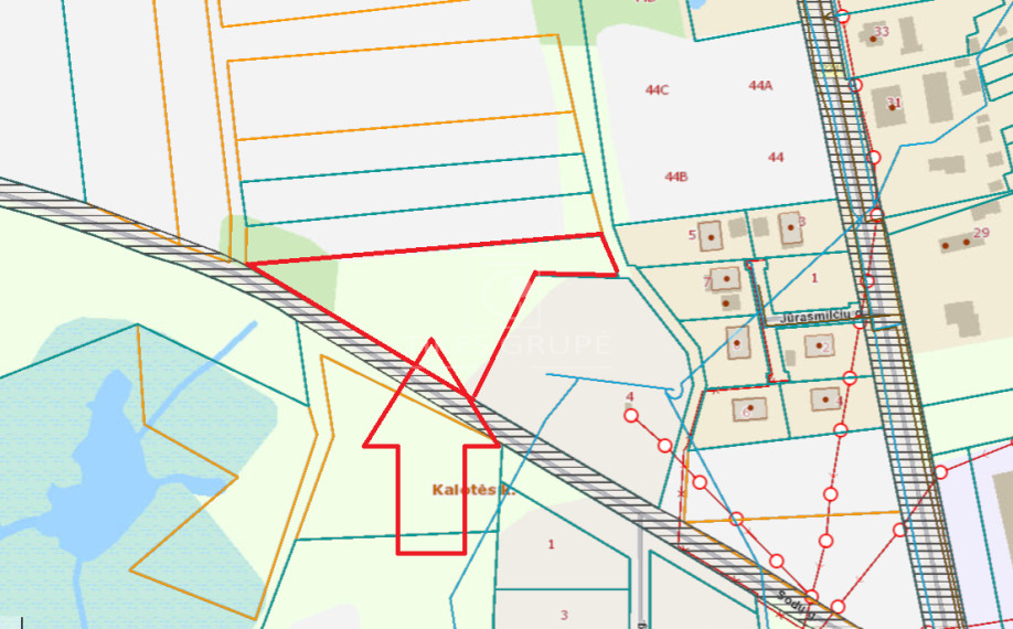 Parduodamas sklypas Sodų g., Kalotės k., Klaipėdos r. sav., 55 a ploto 3