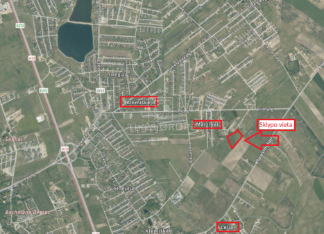 Parduodamas  sklypas Martinų k., Klaipėdos r. sav., 293 a ploto
