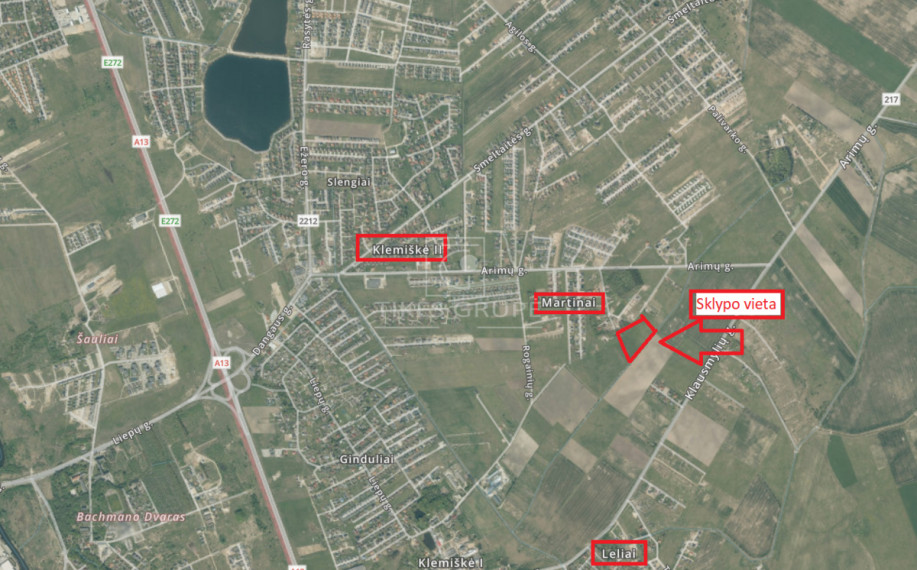 Parduodamas sklypas Martinų k., Klaipėdos r. sav., 293 a ploto 1