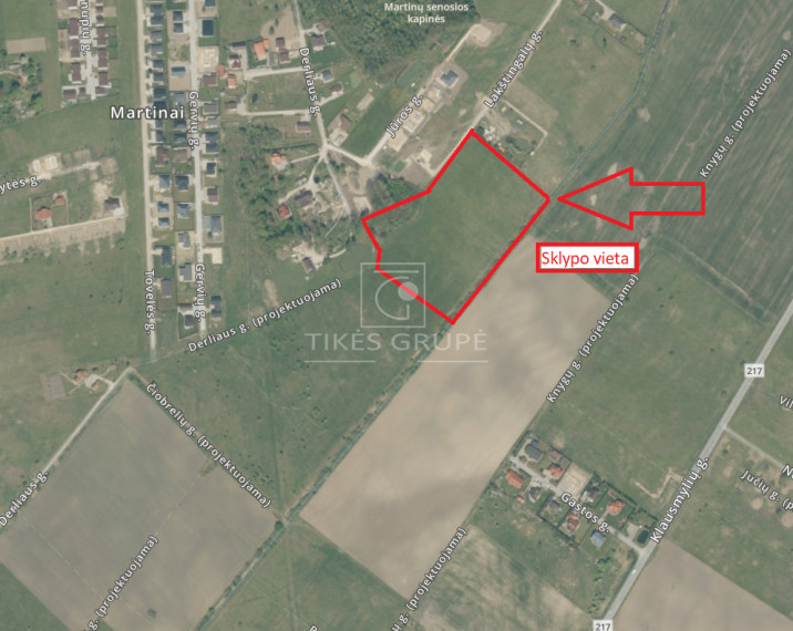 Parduodamas sklypas Martinų k., Klaipėdos r. sav., 293 a ploto 3