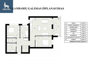 Parduodamas butas Plytinės 29, Antakalnis, Vilniaus m., Vilniaus m. sav., 102.93 m2 ploto, 3 kambariai 30