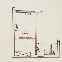 Parduodamas butas Kareivių g., Žirmūnai, Vilniaus m., Vilniaus m. sav., 19.78 m² ploto 1 kambarys 2
