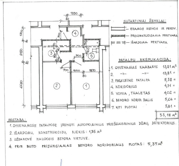 Parduodamas butas Savanorių pr., Žaliakalnis, Kauno m., Kauno m. sav., 40.43 m2 ploto, 2 kambariai 14