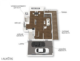 Parduodamas namas Miško g., Antaniškių k., Trakų r. sav., 222 m² ploto 4 kambariai 17