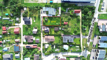 Parduodamas  sklypas Skersinės Sodų 1-oji g., Bajorai, Vilniaus m., Vilniaus m. sav., 8 a ploto 4