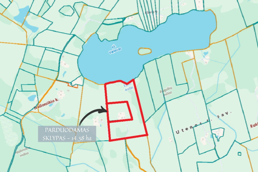 Parduodamas namas Ruzgiškių k., Utenos r. sav., 93.16 m2 ploto, 1 aukštai 33