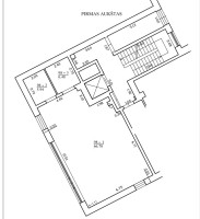 Nuomojamos administracinės, gamybinės, kitos paskirties, paslaugų, prekybos patalpos Algirdo g., Naujamiestis, Vilniaus m., Vilniaus m. sav., 79 m2 ploto 17
