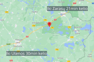 Parduodamas  sklypas Antalieptės mstl., Zarasų r. sav., 637 a ploto 3