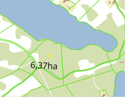 Parduodamas  sklypas Antalieptės mstl., Zarasų r. sav., 637 a ploto 7