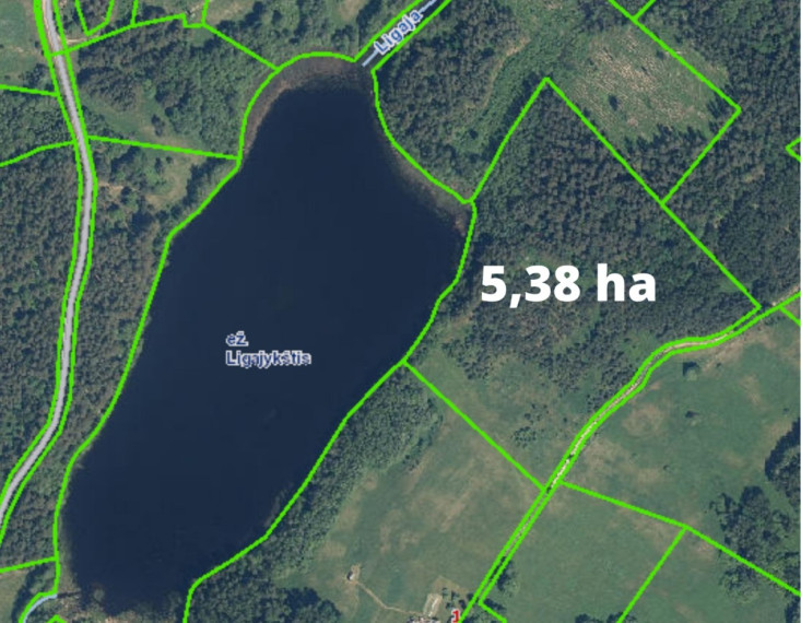 Parduodamas sklypas Čepeliškių k., Zarasų r. sav., 538 a ploto 2