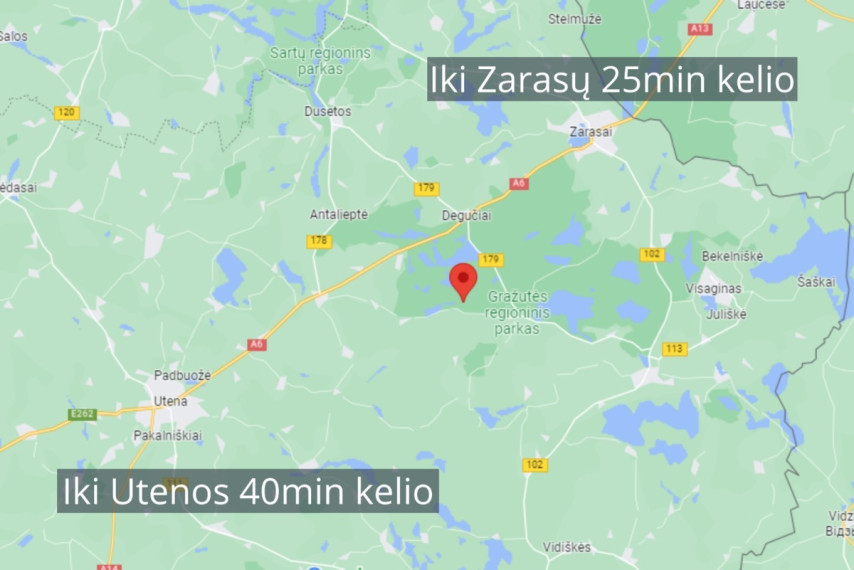 Parduodamas sklypas Čepeliškių k., Zarasų r. sav., 538 a ploto 3