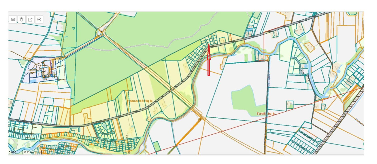 Parduodamas sklypas Pamarliškių g., Pamarliškių k., Panevėžio r. sav., 9.13 a ploto 1