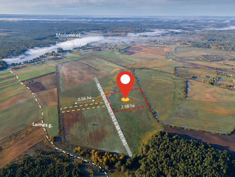 Parduodamas žemės ūkio paskirties sklypas Senojo Tarpupio k., Trakų r. sav., 258.36 a ploto 1