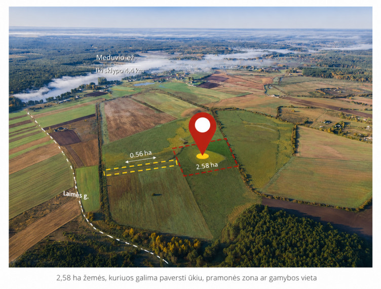 Parduodamas žemės ūkio paskirties sklypas Senojo Tarpupio k., Trakų r. sav., 258.36 a ploto 6