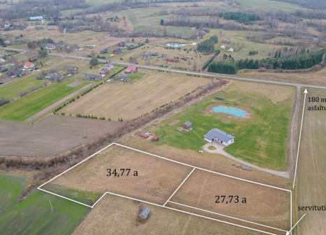 Parduodamas  sklypas Daubariškio k., Širvintų r. sav., 34.77 a ploto