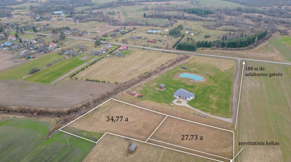 Parduodamas sklypas Daubariškio k., Širvintų r. sav., 34.77 a ploto 1