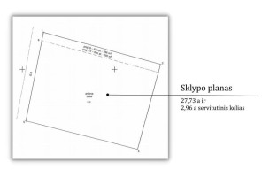 Parduodamas  sklypas Daubariškio k., Širvintų r. sav., 34.77 a ploto 4
