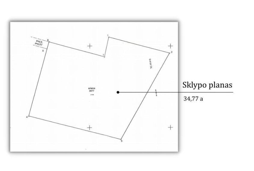 Parduodamas sklypas Daubariškio k., Širvintų r. sav., 34.77 a ploto 5