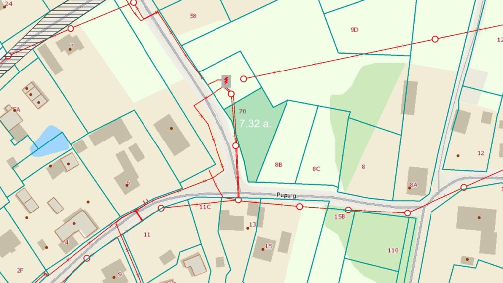 Parduodamas kitos paskirties sklypas Juodvarnių g., Dvarčionys, Vilniaus m., Vilniaus m. sav., 7.32 a ploto 6