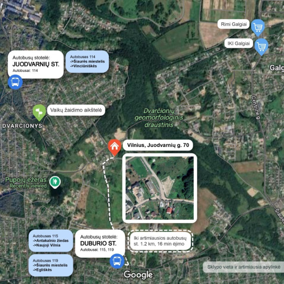 Parduodamas kitos paskirties sklypas Juodvarnių g., Dvarčionys, Vilniaus m., Vilniaus m. sav., 7.32 a ploto 8