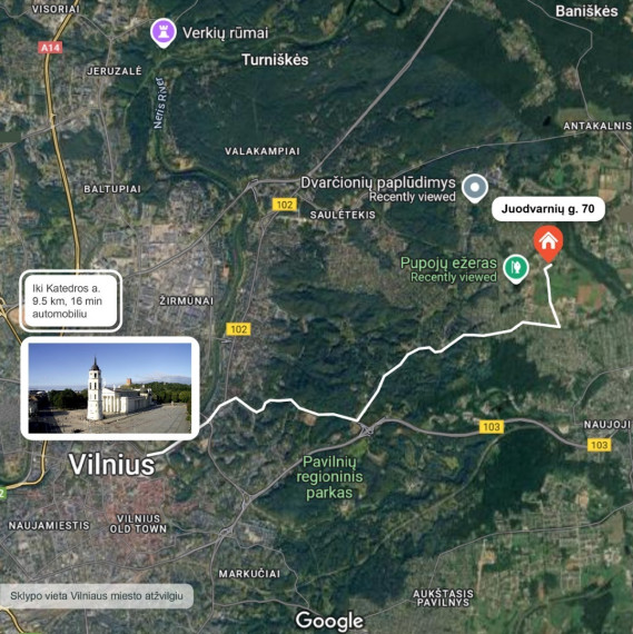Parduodamas kitos paskirties sklypas Juodvarnių g., Dvarčionys, Vilniaus m., Vilniaus m. sav., 7.32 a ploto 9