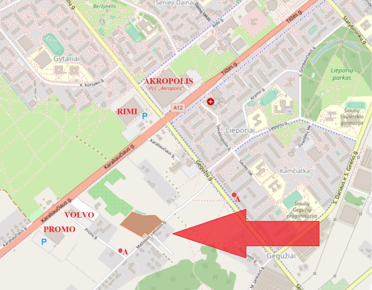 Parduodamas sklypas Mažosios Lietuvos g., Lieporiai, Šiaulių m., Šiaulių m. sav., 18.19 a ploto 3