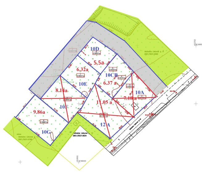Parduodamas sklypas Mažosios Lietuvos g., Lieporiai, Šiaulių m., Šiaulių m. sav., 18.19 a ploto 4