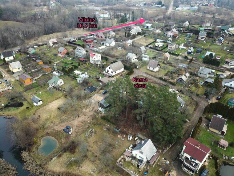 Parduodamas namas Spindulių 1-oji g., Rastinėnų k., Vilniaus r. sav., 58.43 m2 ploto, 1 aukštai 3