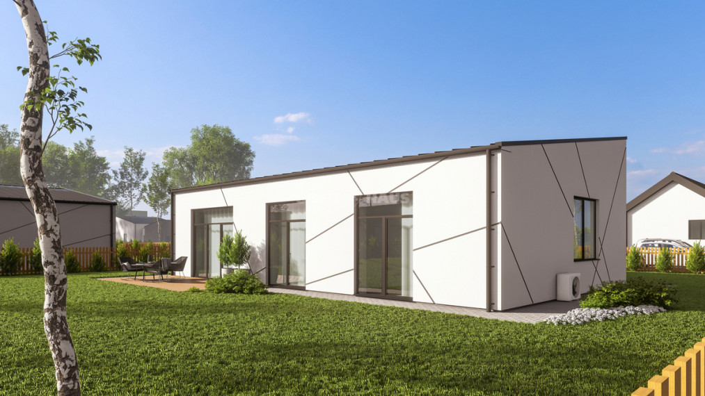 Parduodamas namas Tvenkinio g. , Ketvergių k., Klaipėdos r. sav., 103 m2 ploto, 1 aukštai 4