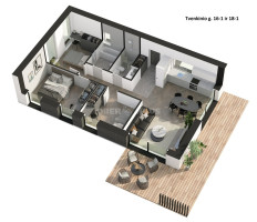 Parduodamas namas Tvenkinio g. , Ketvergių k., Klaipėdos r. sav., 103 m2 ploto, 1 aukštai 6
