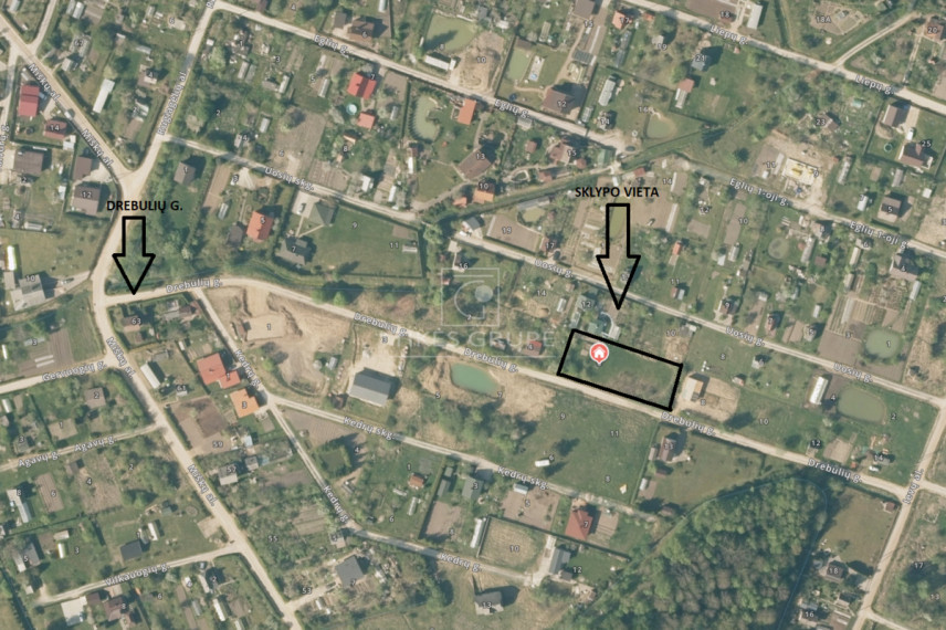 Parduodamas sklypas Vaitelių k., Klaipėdos r. sav., 12 a ploto 2