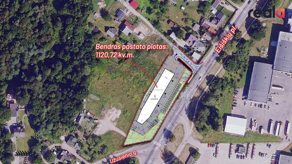 Parduodamas sklypas Eišiškių pl., Vilniuje, 38.16 a ploto 1
