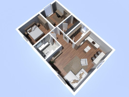 Parduodamas namas Mastaičių k., Kauno r. sav., 80.00 m² ploto 3 kambariai 6