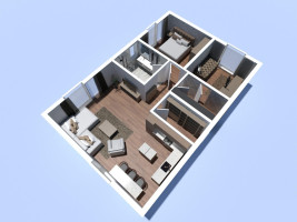 Parduodamas namas Mastaičių k., Kauno r. sav., 80.00 m² ploto 3 kambariai 7