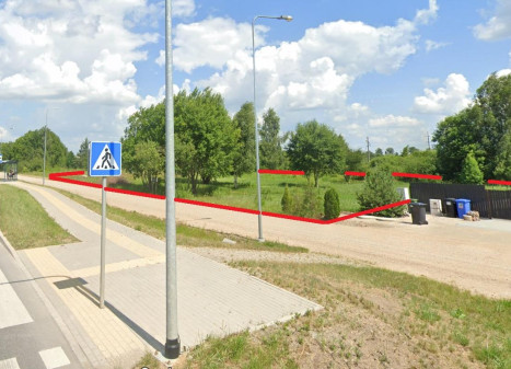 Parduodamas sklypas Bačiūnų g., Bačiūnai, Šiaulių m., Šiaulių m. sav., 6.75 a ploto