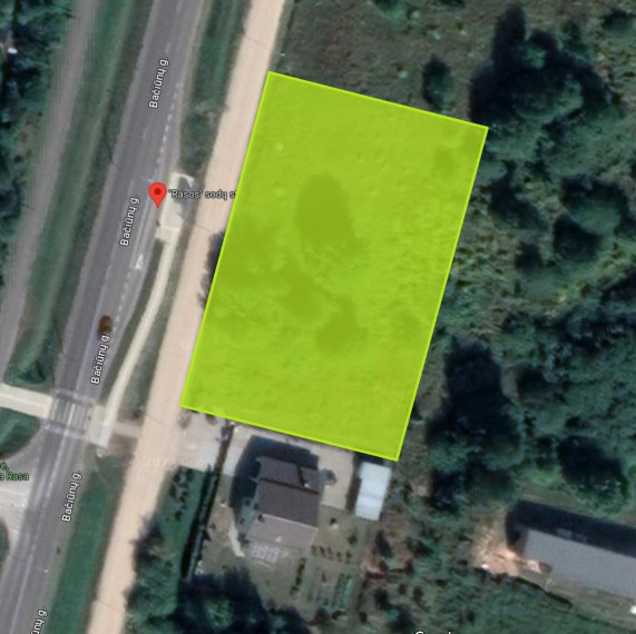Parduodamas sklypas Bačiūnų g., Bačiūnai, Šiaulių m., Šiaulių m. sav., 6.75 a ploto 2