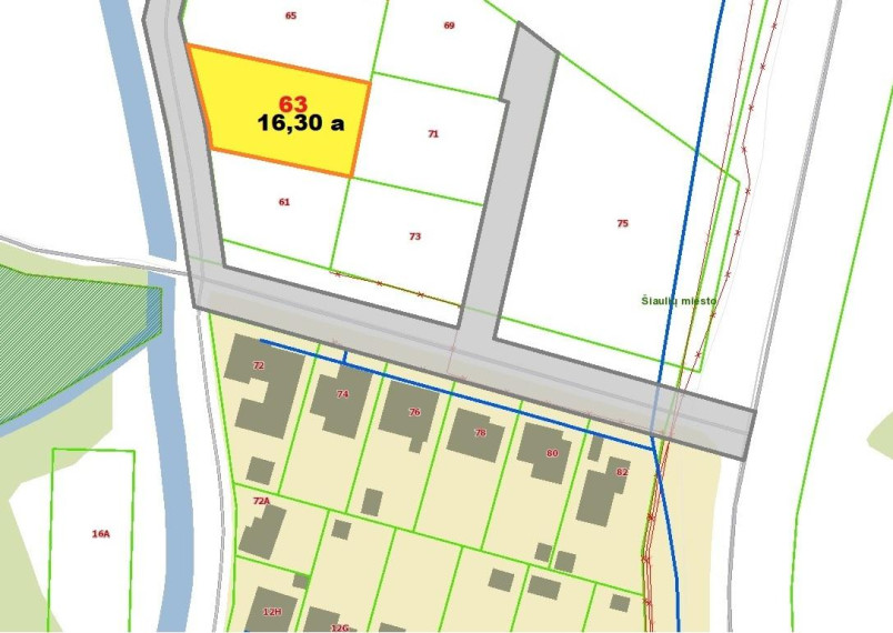 Parduodamas sklypas Pabaliai, Šiaulių m., Šiaulių m. sav., 16.30 a ploto 9