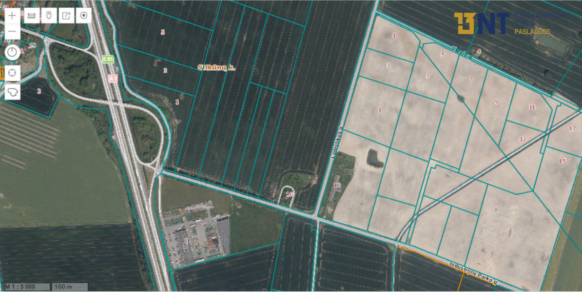 Parduodamas sklypas Industrijos Parko g., Sitkūnų k., 324.15 a ploto 3