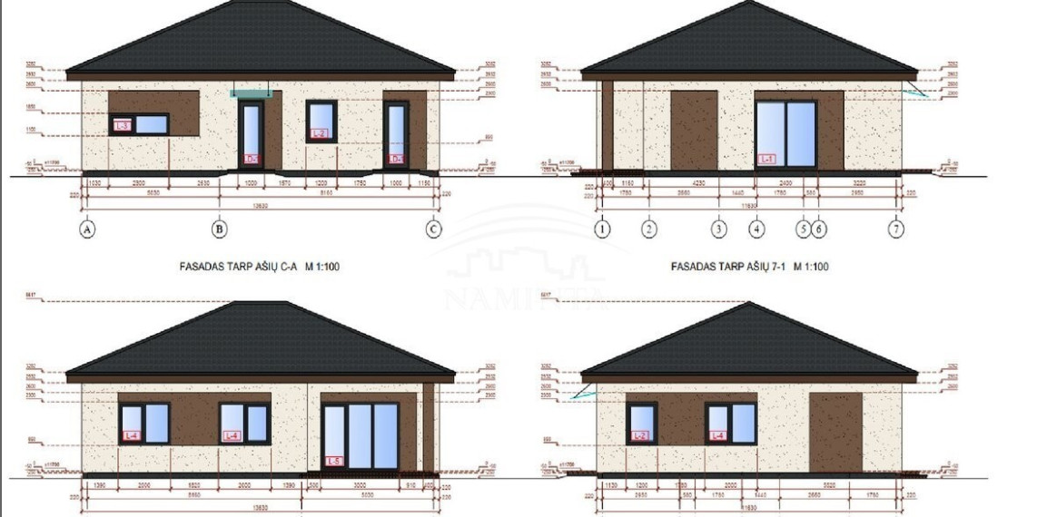 Parduodamas namas Vydmantų k., Kretingos r. sav., 116 m2 ploto, 1 aukštai 3