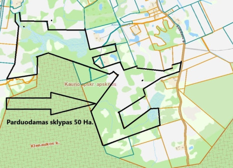 Parduodamas  sklypas Kulukiškių k., Kaišiadorių r. sav., 483 a ploto