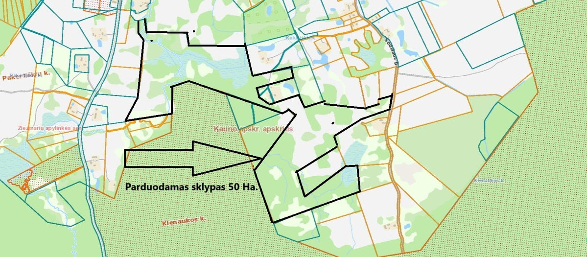 Parduodamas sklypas Kulukiškių k., Kaišiadorių r. sav., 483 a ploto 1