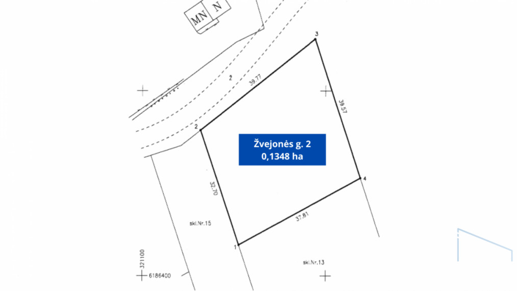 Parduodamas sklypas Žvejonės g., Kalotės k., Klaipėdos r. sav., 16 a ploto 3