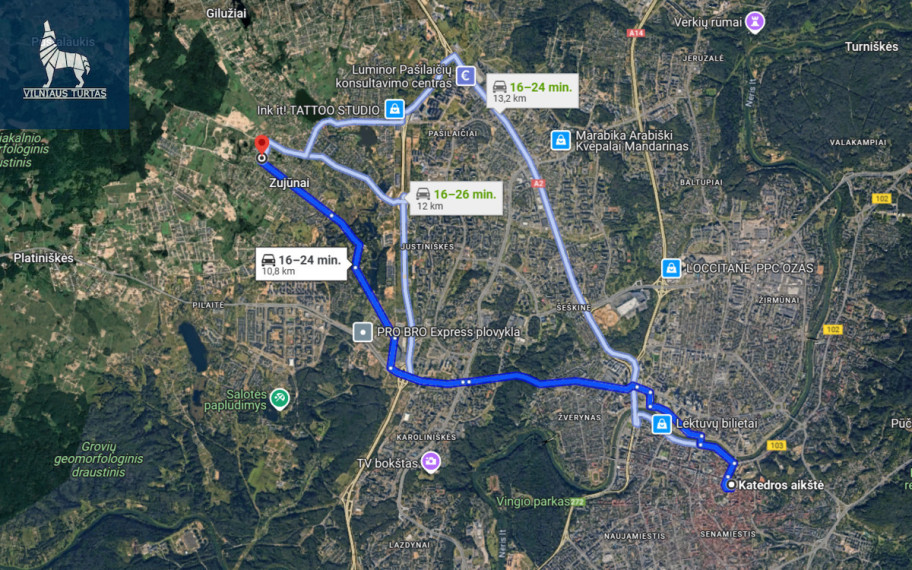 Parduodamas kitos paskirties sklypas Ramunių g., Zujūnų mstl., Vilniaus r. sav., 10 a ploto 16