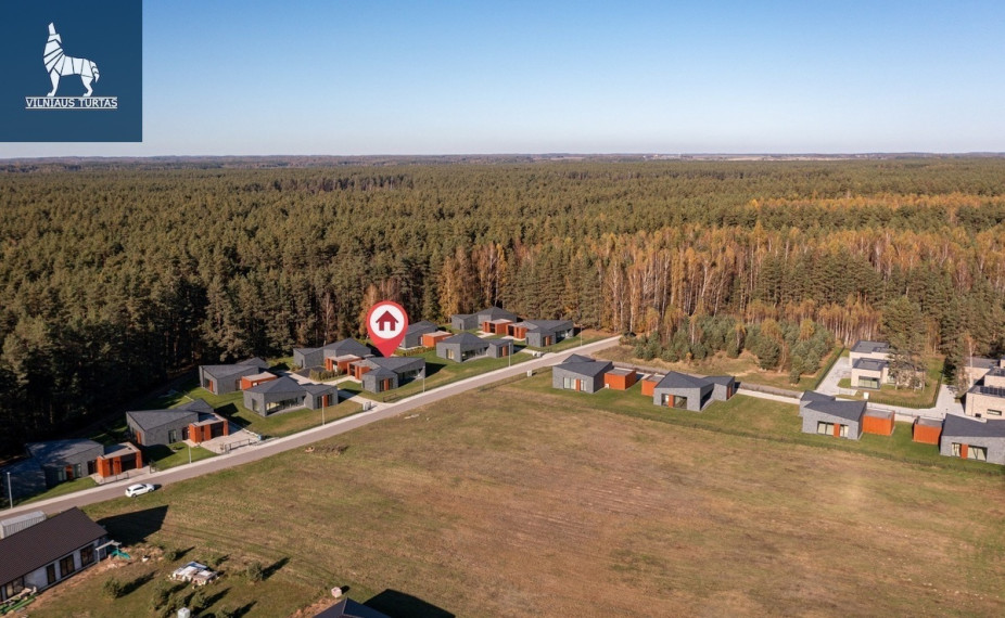 Parduodamas namas Medžiotojų g., Sakiškių k., Vilniaus r. sav., 146.4 m2 ploto, 1 aukštai 4